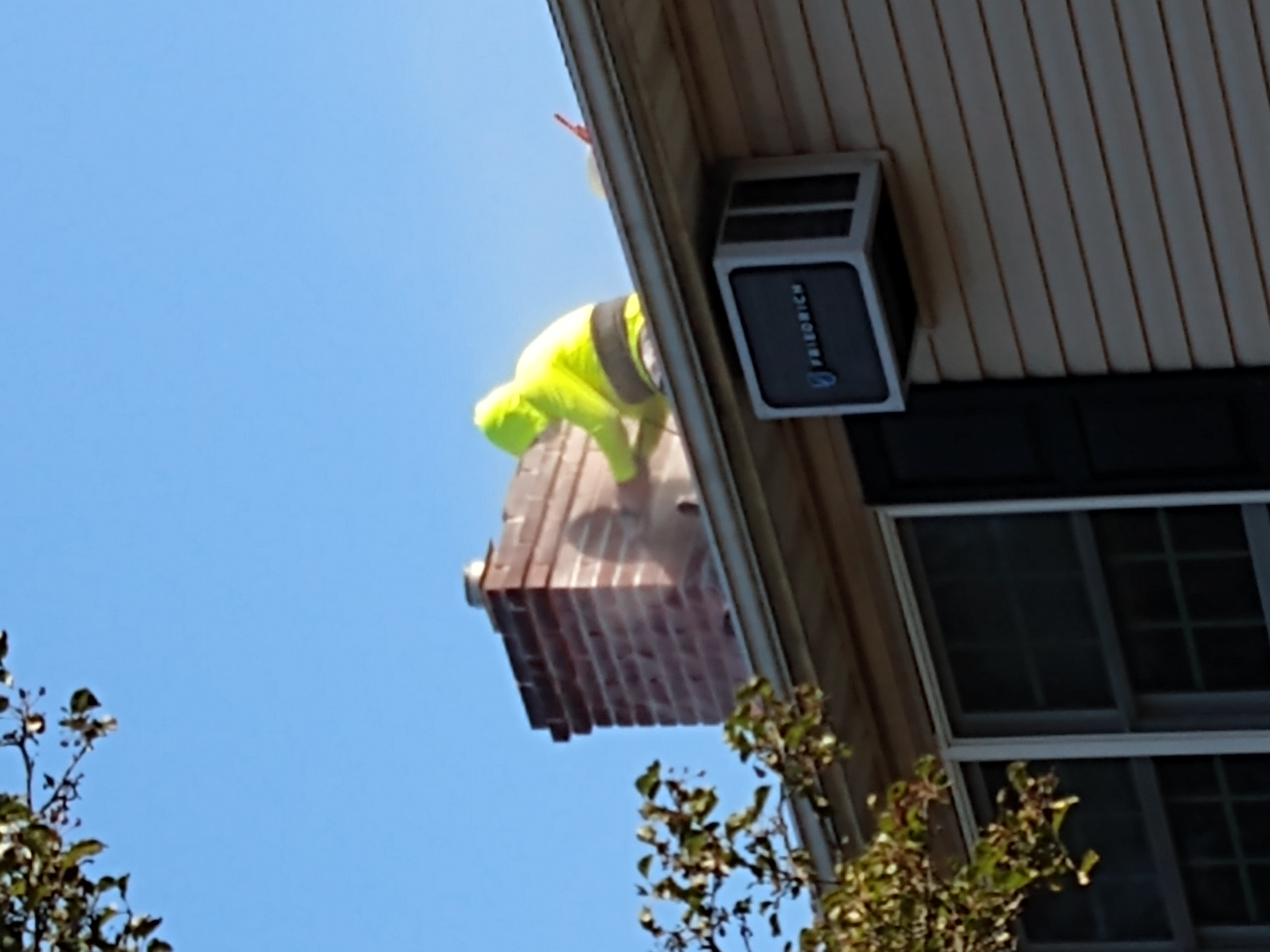 Chimney tuckpointing and mortar repair in East Northport, New York